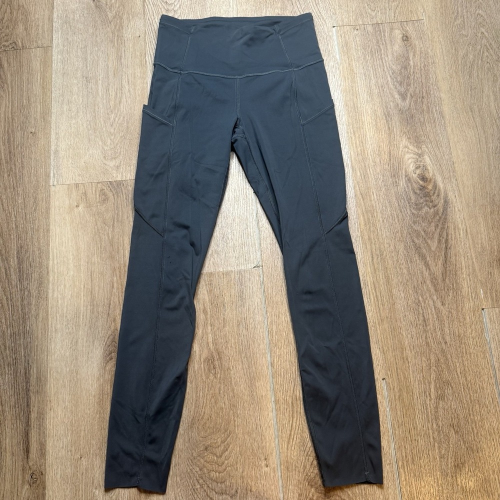 Lululemon Fast and Free High-Rise Tight 25" Dark Charcoal Grey Size 4
